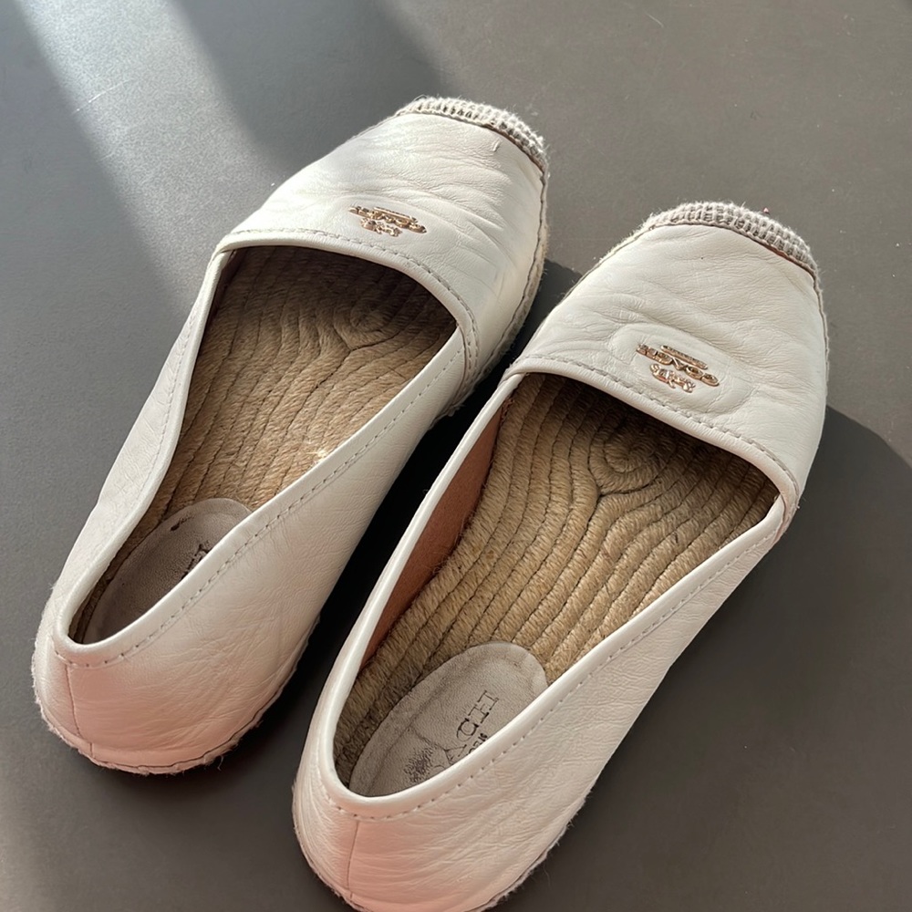Coach Leather Espadrilles